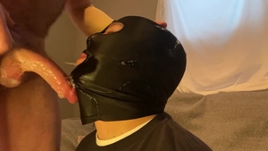 Facefucked Faggot Giving Straight Alpha more Sloppy bj