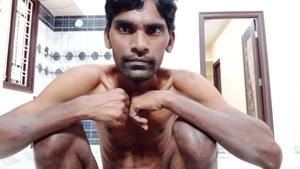 Rajesh Showing butthole, butthole, Moaning Sounds And Cumming movie