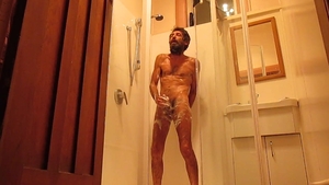baths Shower Time gay Jackoff Cumming