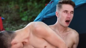 males At Camp - beautiful Wanderer Caught Masturbating On The Hillside