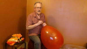 Balloonbanger 69) Two Globos 18 Balloons: Pop Jerk And cum!