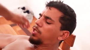 hammering His overweight wazoo