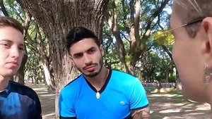 Four concupiscent Latin dudes Getting Sensual In Room jointly Sucks Each Others dick