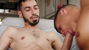 lad With long wang bangs His whore. cum On wazoo