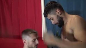 Macho Arab Dominates And Doses Roman
