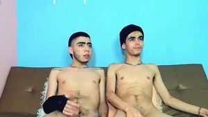 skinny allies couple With gigantic dong