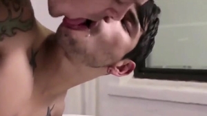 Eating sperm From His arse ?