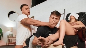 nasty Pedicure. filthy gay Sex