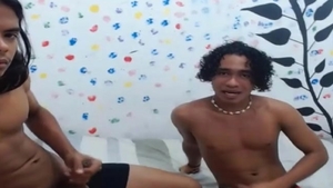homosexual pair Masturbating On Camera