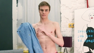 lewd teen 10-Pounder Lucas Stuffs fake penis In His ass while wanking!