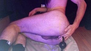 Self-fist And giant hole Insertions Lead To biggest butthole Squirting Finish