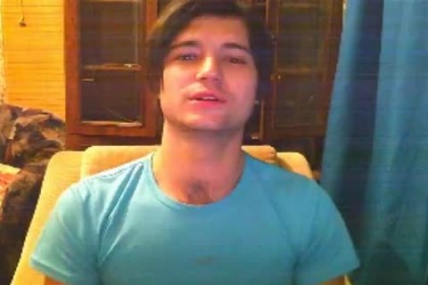 lusty Hunk wanks Fingerplows spooges & Eats It