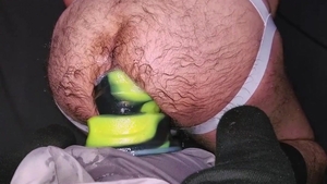 Whimpering Monster fake penis Ride