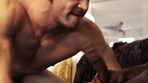 WOW ! Hottest Jacked ebon Bodyubuilder Fills Up naughty cock