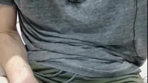 slim American twink Strokes His humongous penis On webcam