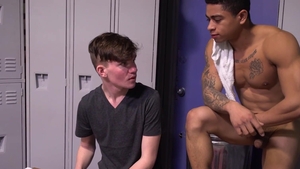 Bully Him - Geek twink gets His attractive pooper bare At The Shower Room By Campus Bully