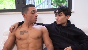 Experienced Stepbrother Shows Younger Step-bro How It Feels To Have A large pecker In His anal