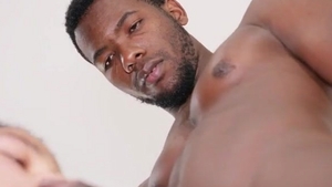 Look At His Hungry hole Rising Up To Take That Oversized dark dong