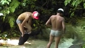 Latin boyz In Forest banging Bb And Cumming