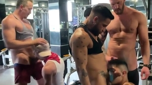 Bathhouse Gym orgy - Dalton Riley