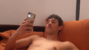 Enrique Is Chilling In His house Completely naked When he Hears A Knock On His Door