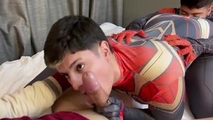 Two Spiderman Botomming For One enormous rod [ONLYFANS]
