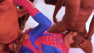 Spiderman bunch group-sex - Part two
