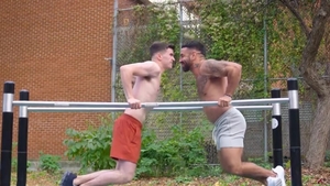 Two allies fucking Post Workout Shower!!
