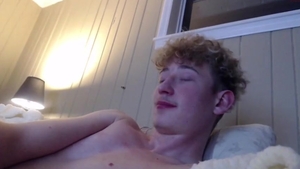 curly Blond Uncut str8 twink