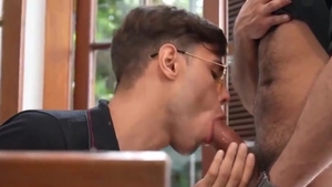 Latin stud Teacher poked His Cuute Student Mercilessly