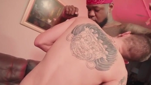 BBC pounding Tatted hooker