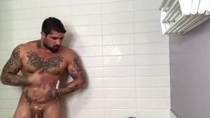 Post Shower oral pleasure-stimulation Session With large Daddy [ONLYFANS]