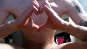 Korean teen Shows hole On cam