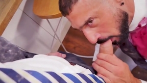 Muscle gay ass job With ejaculation