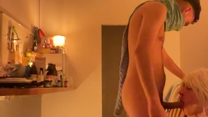 sucking A humongous cock