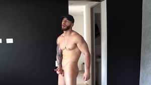 asian Hunk nails Hard