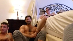 Straigh teens Learning How To pound