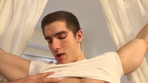 Fit cock receives Restrained, Edged And pooper Play Until biggest orgasm