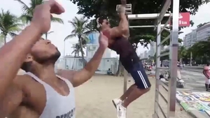 Eduardo Lima And Carlos Maranhao After Workout