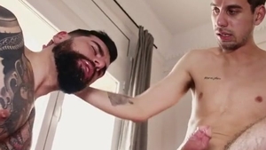 GayHub24.com - Raphael Moretti Has A gigantic bare ramrod For sperm-hungry Oscar Marin