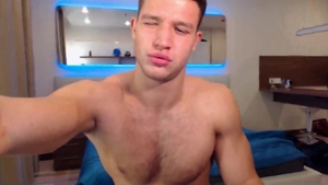 William Mann / Roman Minaev / William Edge (william_mann01) strips, Humps, & Rubs His penis