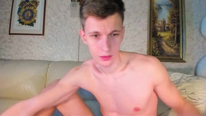 Kevin cute Blond twink Cums On web camera 3