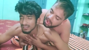 gorgeous Desi pair oral sex-sex And unprotected Creampie butthole?