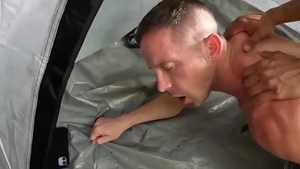 oriental - Camping three-some Interracial