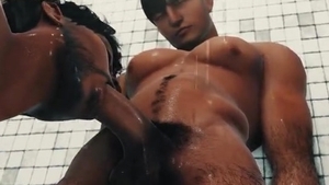 Football trainer daddy - movie scene 4 (OVA): The Locker Room