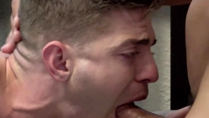 jockbreeders: Jax's Load Pumps Deep Inside Tom's Guts