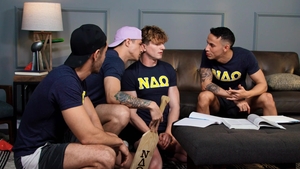 nextdoorstudios: Jock Masters Get Aroused by Twinks