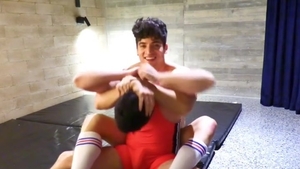 Wrestling undressed And In A Singlet (no Sex)