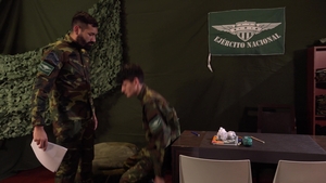 MilitaryDick: Cecil's Dominant Drive to Control Twink Ares