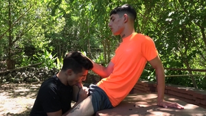 Anonimo: A Quiffed Gabriel Enjoys Twink Felix's Skills